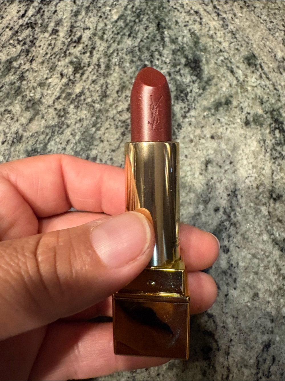 Yves Saint Laurent Gold Lipstick Case